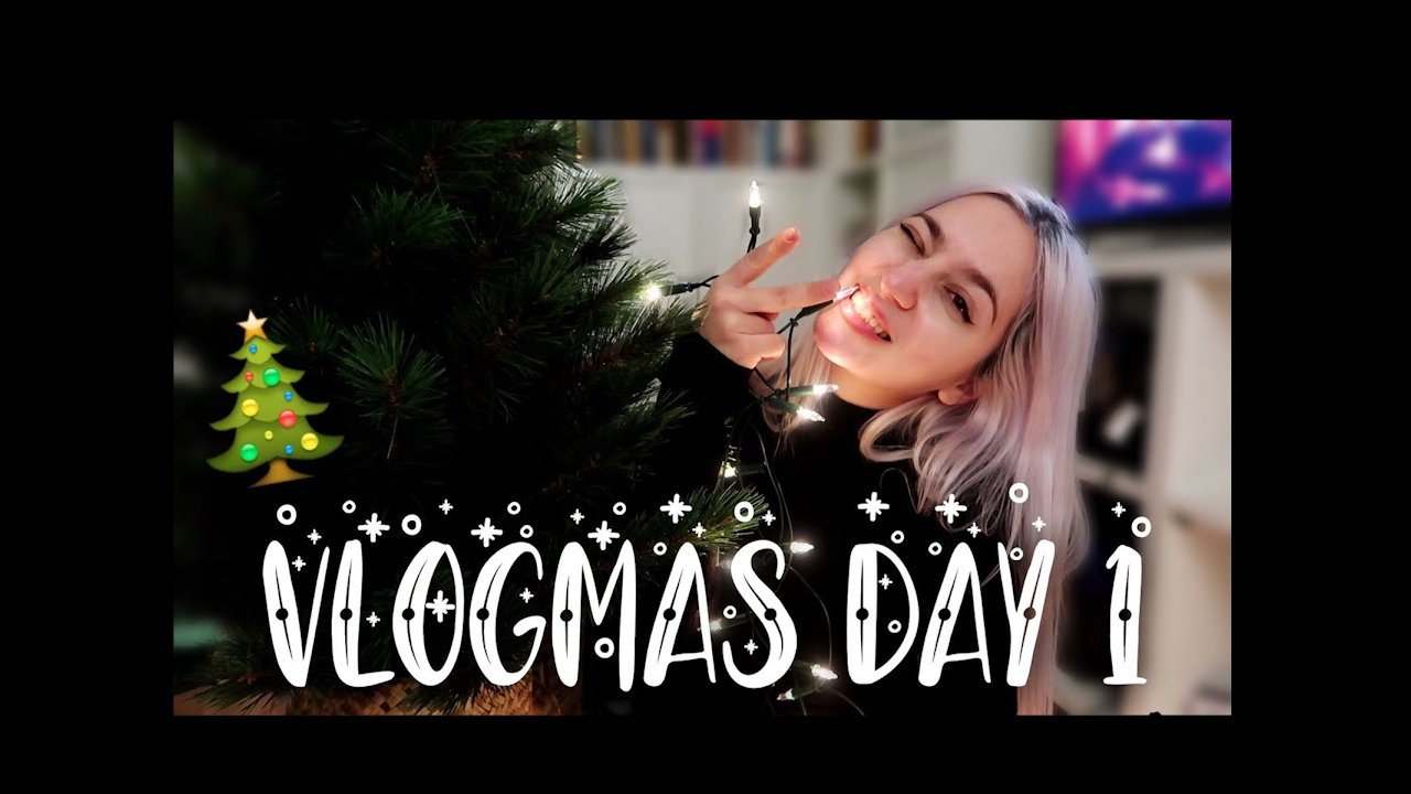 Vlogmas Day backdrop