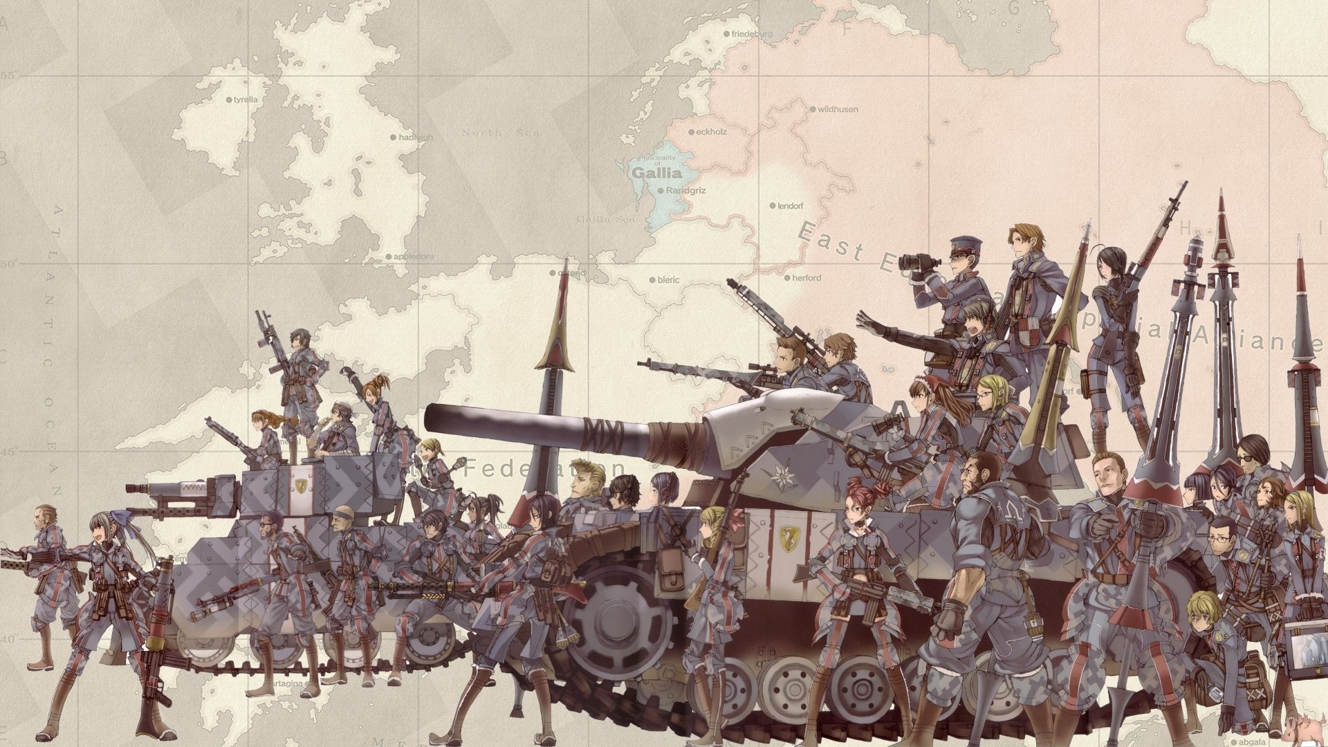Valkyria Chronicles backdrop