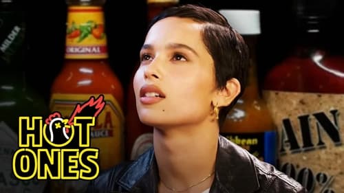 Zoë Kravitz Gets Trippy While Eating Spicy Wings