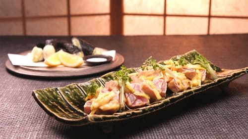 Authentic Japanese Cooking: Tuna and Chives with Miso Mustard Sauce