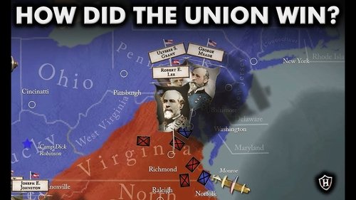 Background image for Battle for the South ⚔️ How did the Union Strategy prevail in the American Civil War? DOCUMENTARY