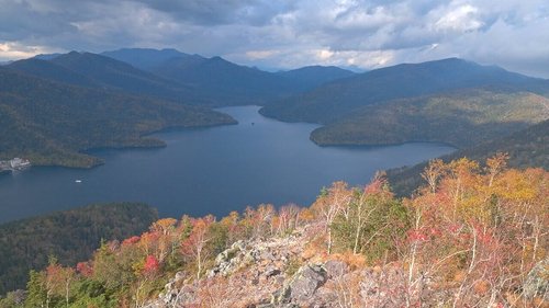 Background image for Lake Shikaribetsu from Autumn to Winter