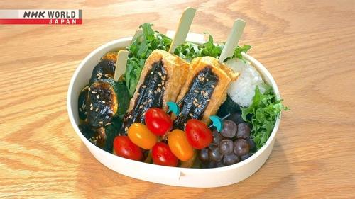 Tofu Dengaku (Miso-glazed Crispy Tofu) Bento & Teriyaki Tortilla Bento