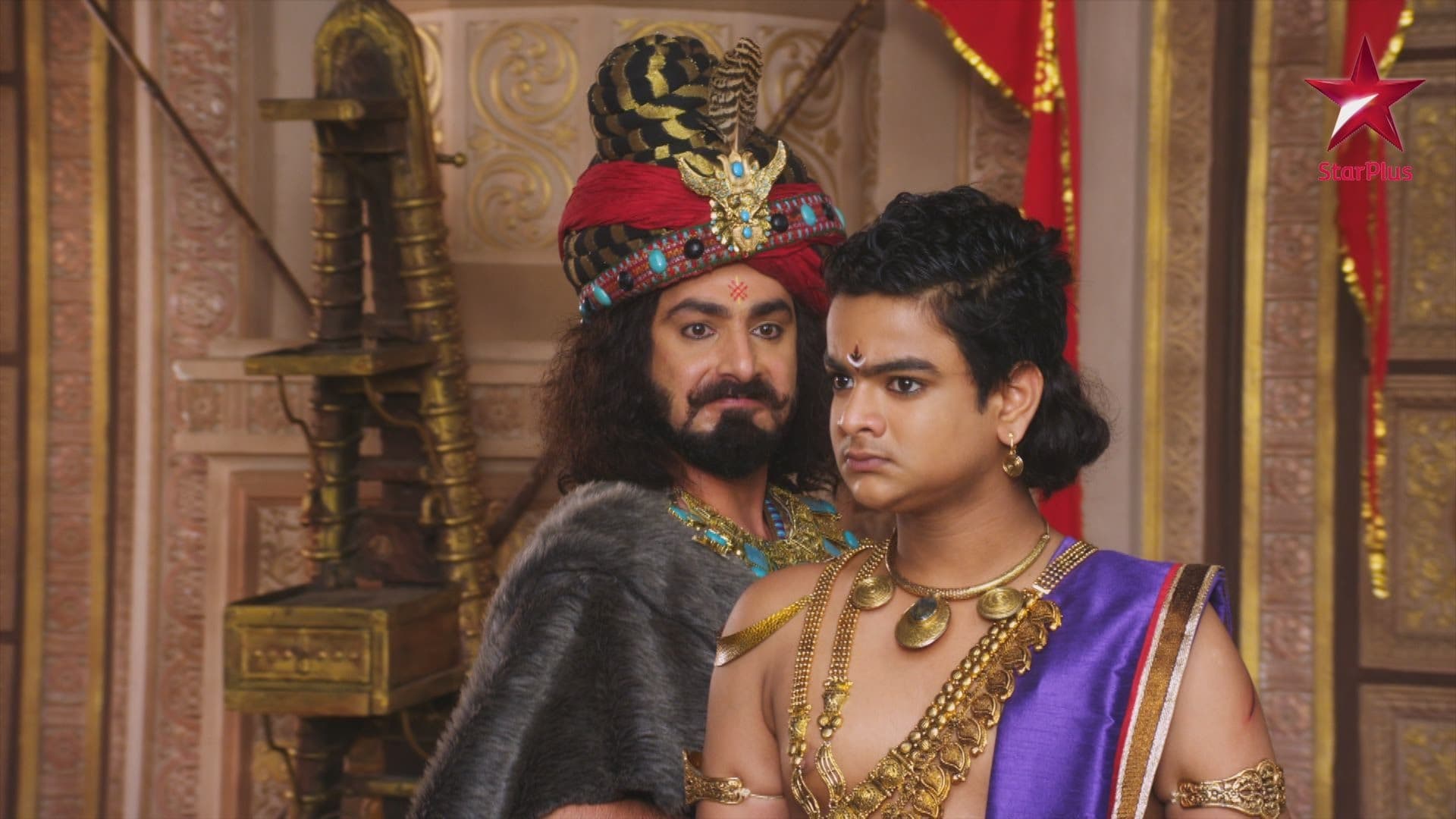 Kunti, sons arrive at Hastinapur