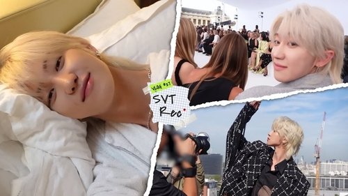 Background image for [SVT Record] 에잇이의 파리 패션위크 Vlog | 백금발 요정 등장 | 에펠탑 앞에서 찰칵 #27