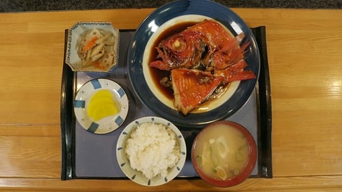 Braised Kinmedai and Goro's Original Parfait of Ninomiya, Naka District, Kanagawa Prefecture