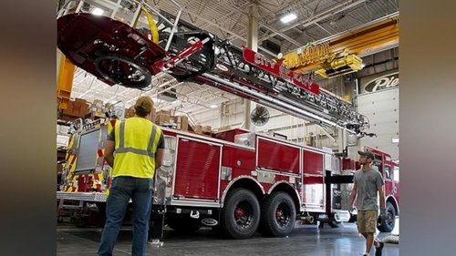 Background image for Pierce Manufacturing: Fire Trucks
