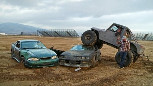 Mullet-Car Thrash Battle! (Jeep Wins)