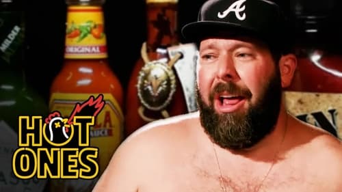 Bert Kreischer Sweats Profusely Eating Spicy Wings