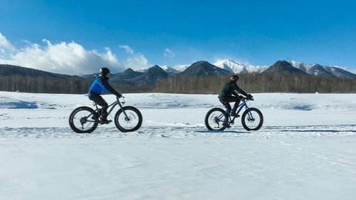 Background image for Cycling on Ice: Lake Nukabira
