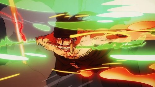 Background image for The Three-Sword Style of the Supreme King! Zoro vs. King