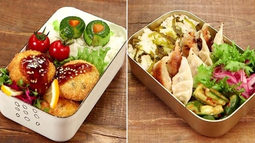 Gyoza Bento & Pastel Korokke Bento