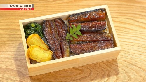 Background image for Fried Tofu Patty (Ganmodoki) Bento & Unagi-style Eggplant (Unagi Modoki) Bento