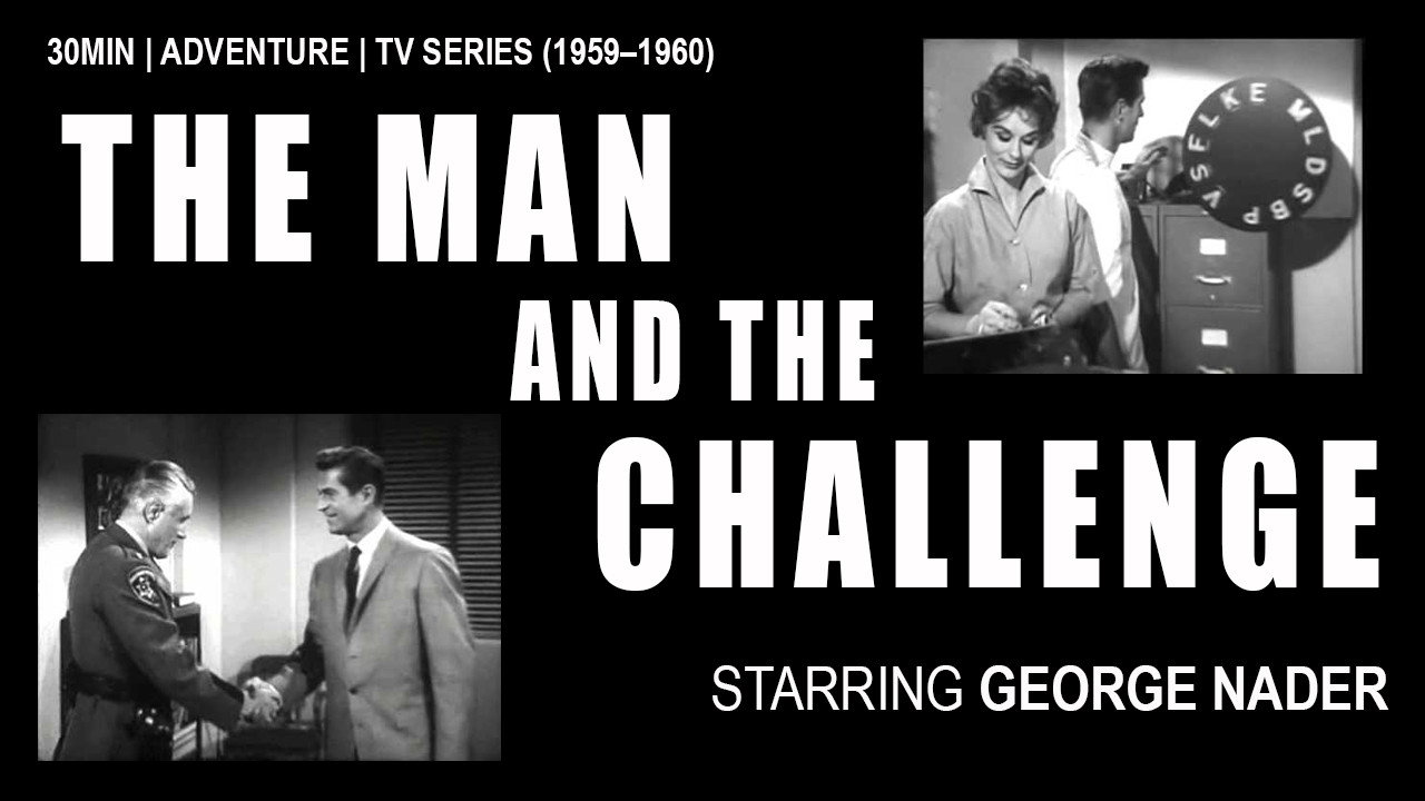 The Man and the Challenge backdrop