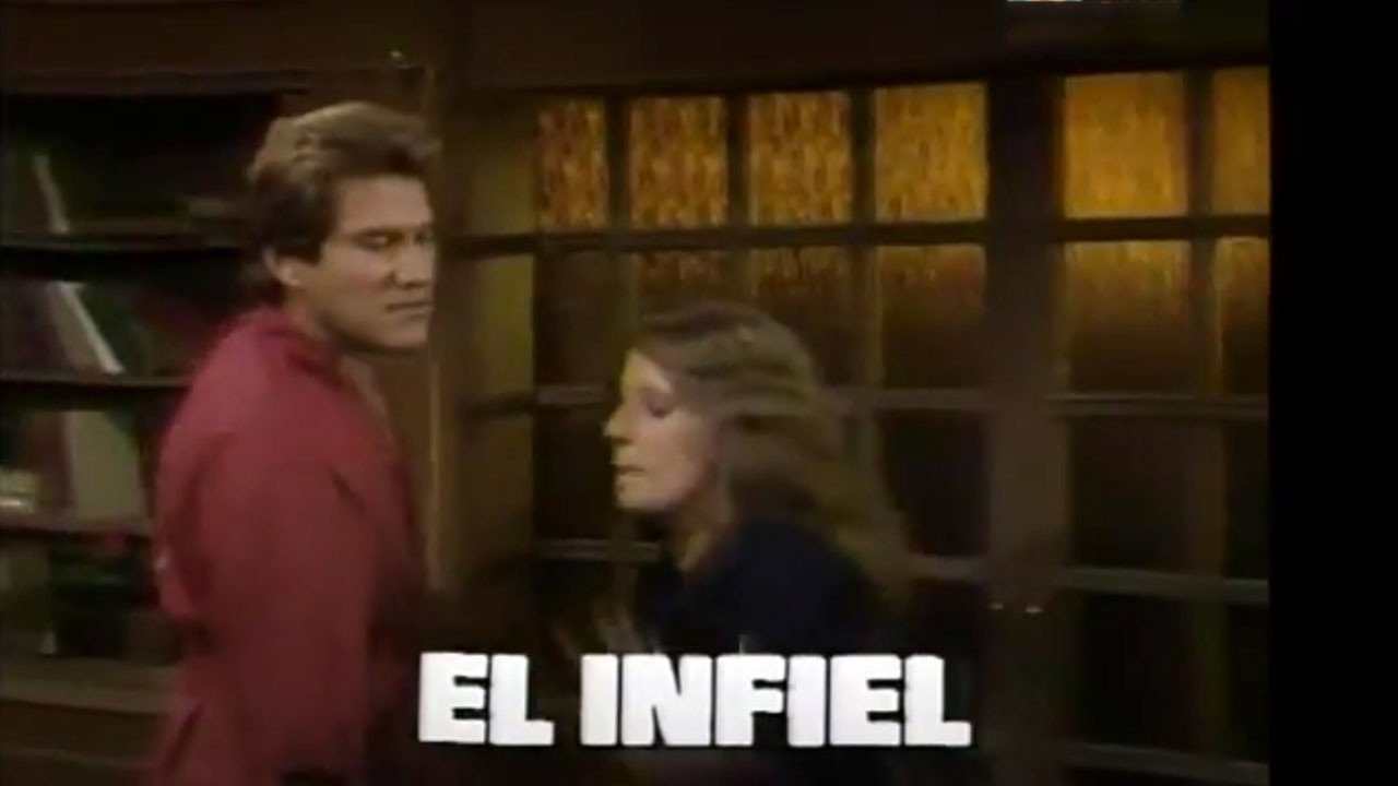 El infiel backdrop