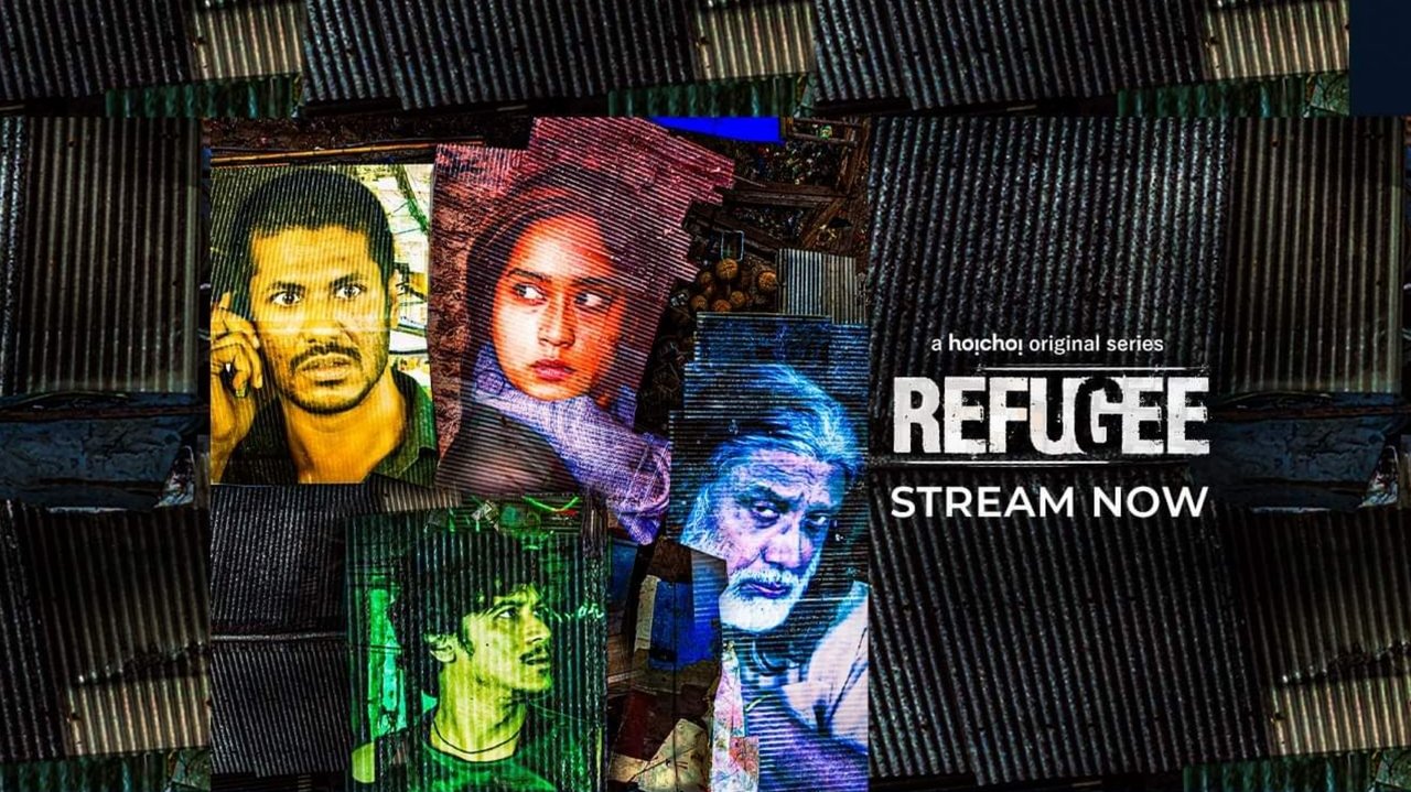 Refugee backdrop