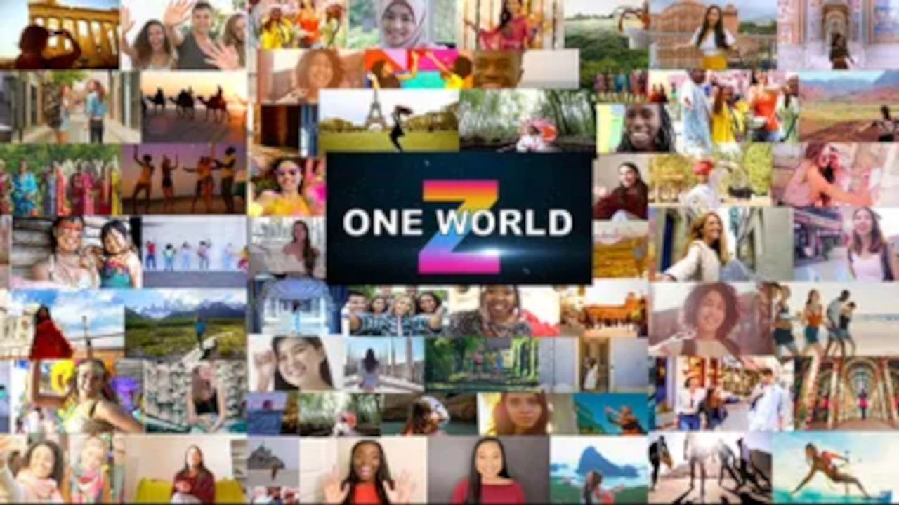 ONE WORLD backdrop