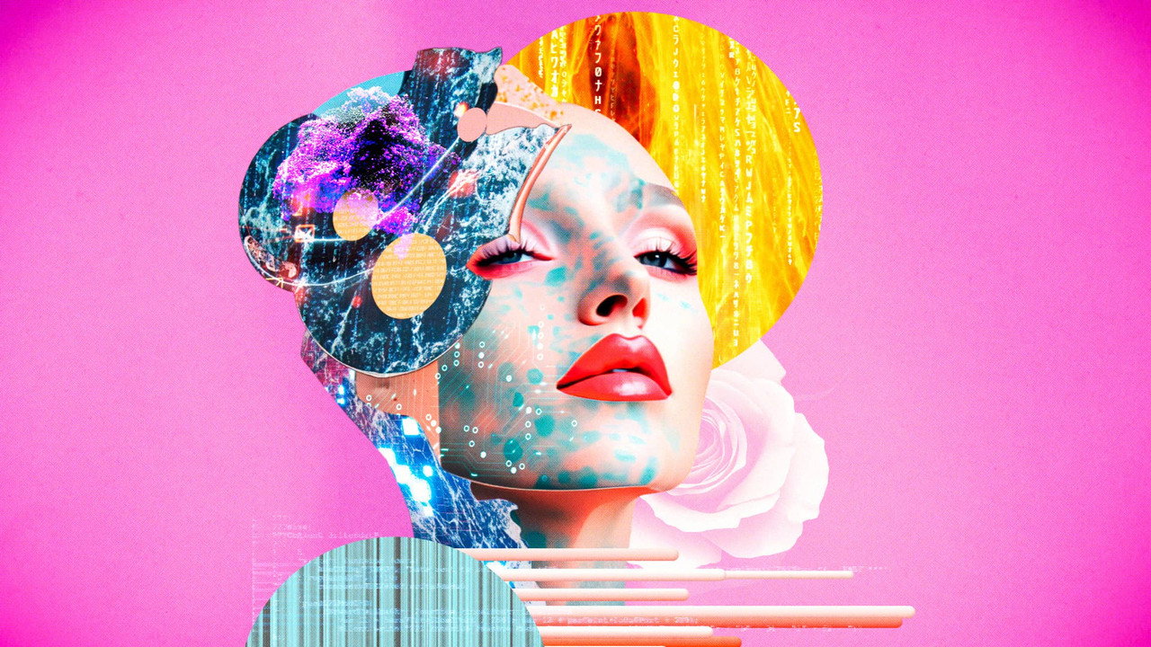 AI Love backdrop
