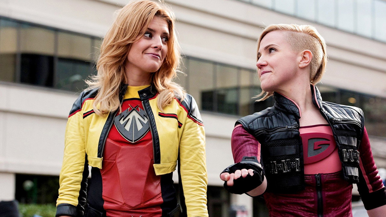 Electra Woman & Dyna Girl backdrop