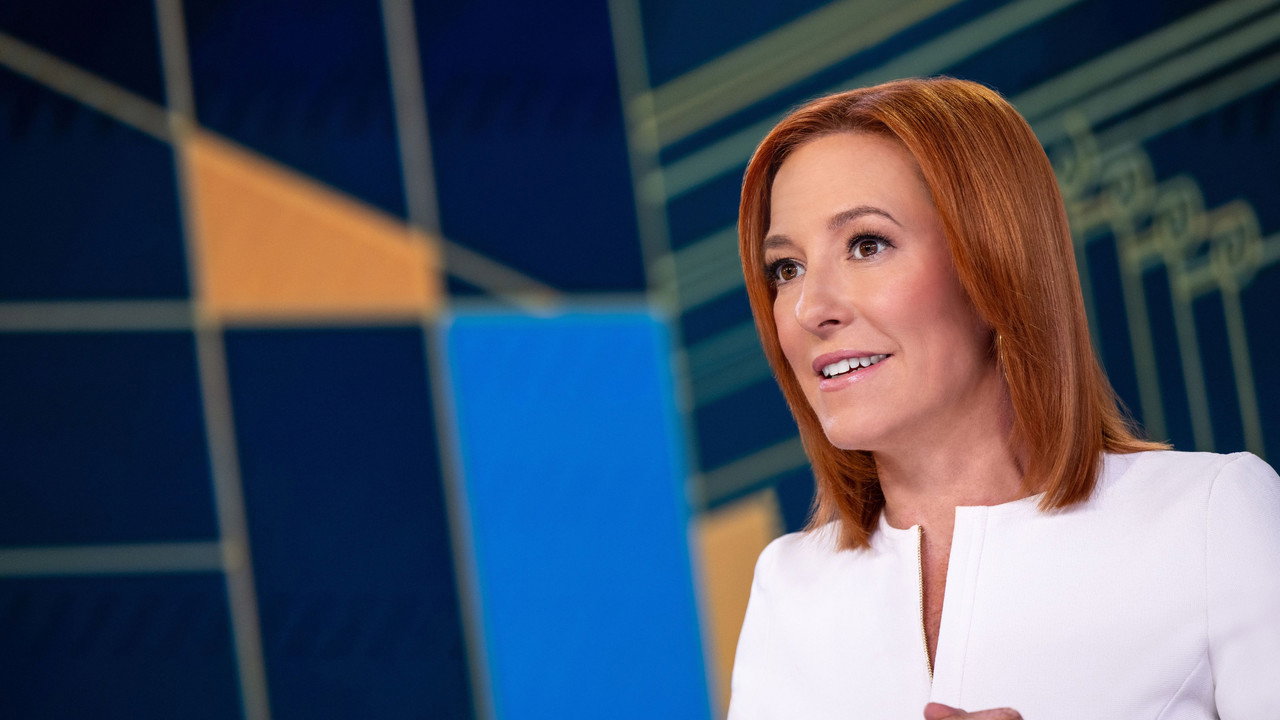 The Briefing with Jen Psaki backdrop