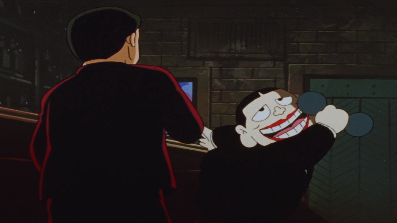 The Laughing Salesman backdrop