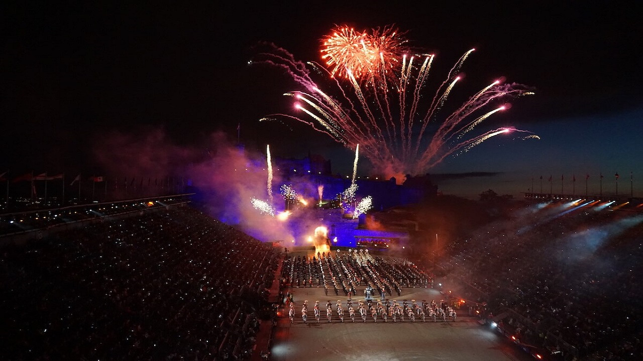 The Royal Edinburgh Military Tattoo backdrop