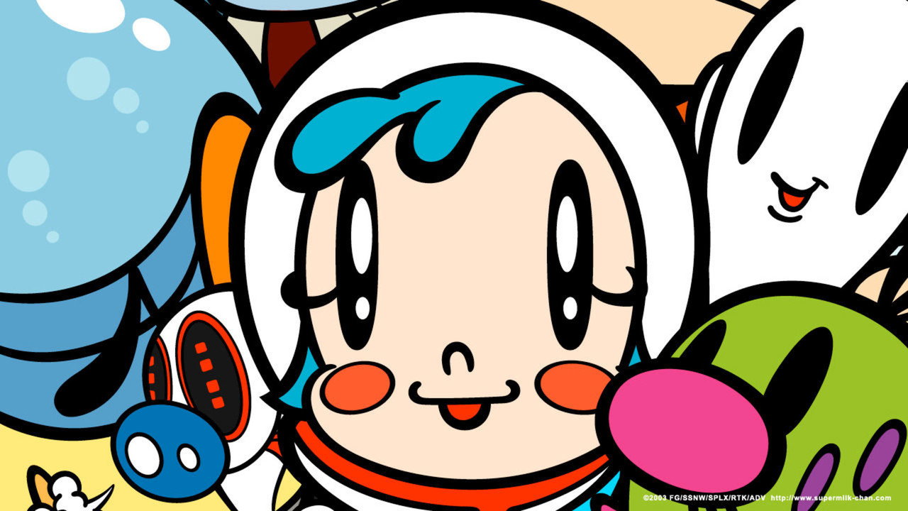 The Super Milk-Chan Show backdrop