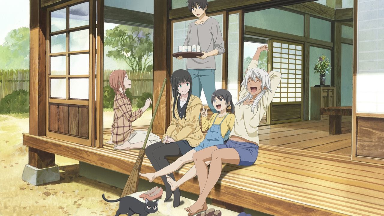Flying Witch backdrop