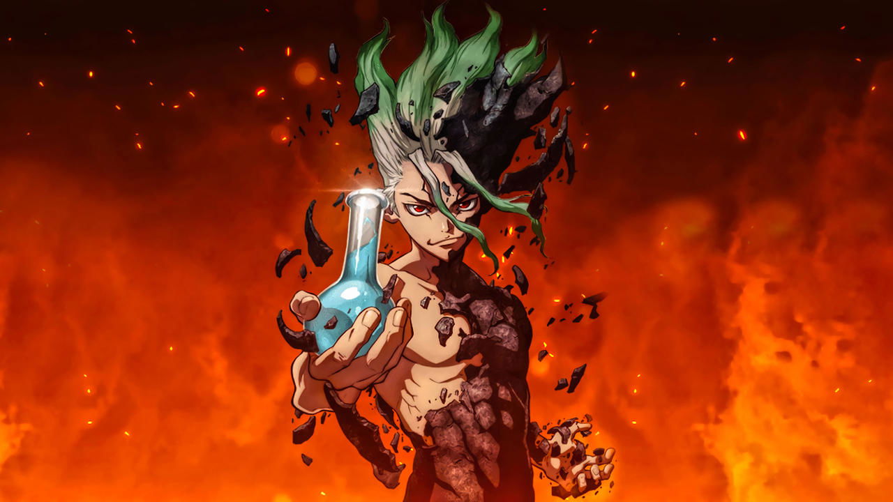 Dr. STONE backdrop