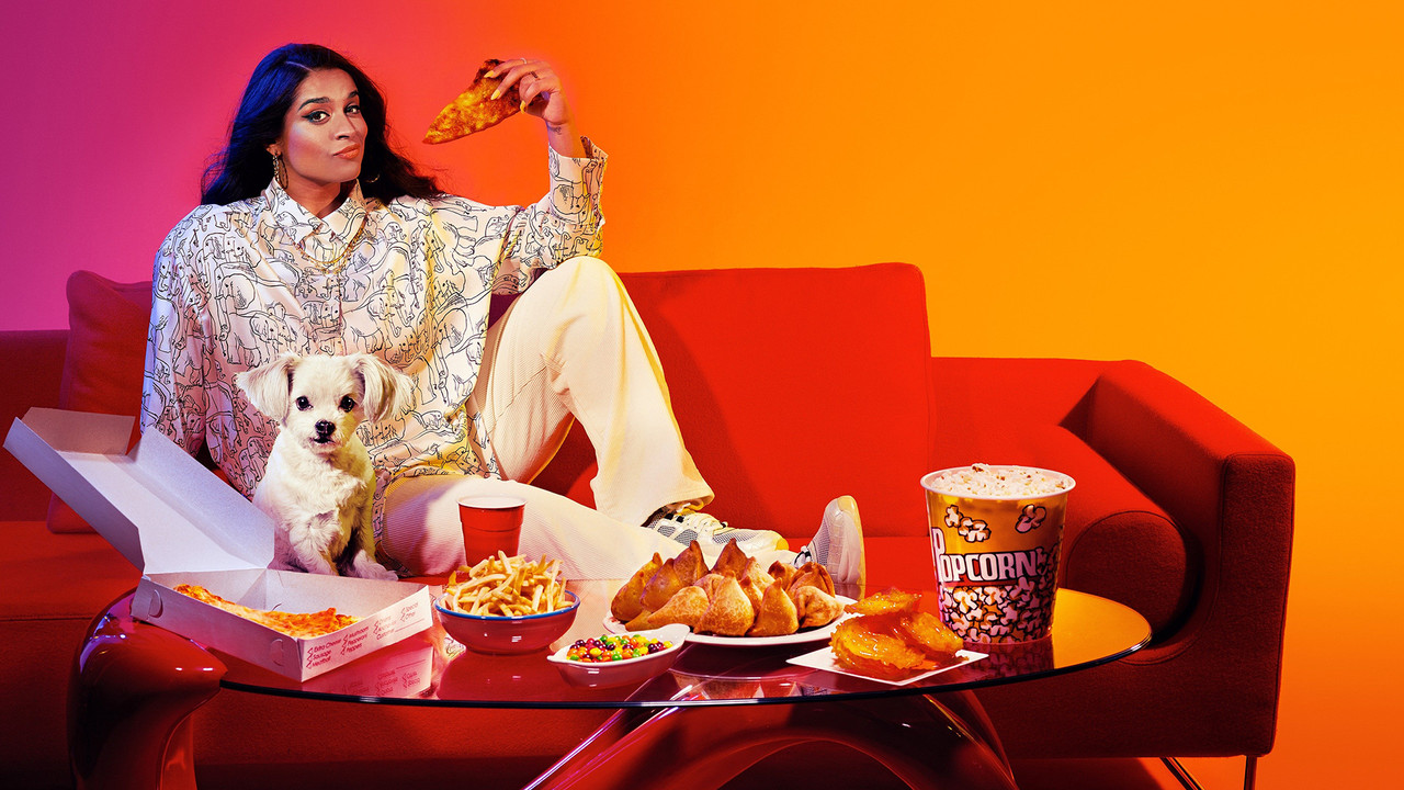 A Little Late with Lilly Singh backdrop