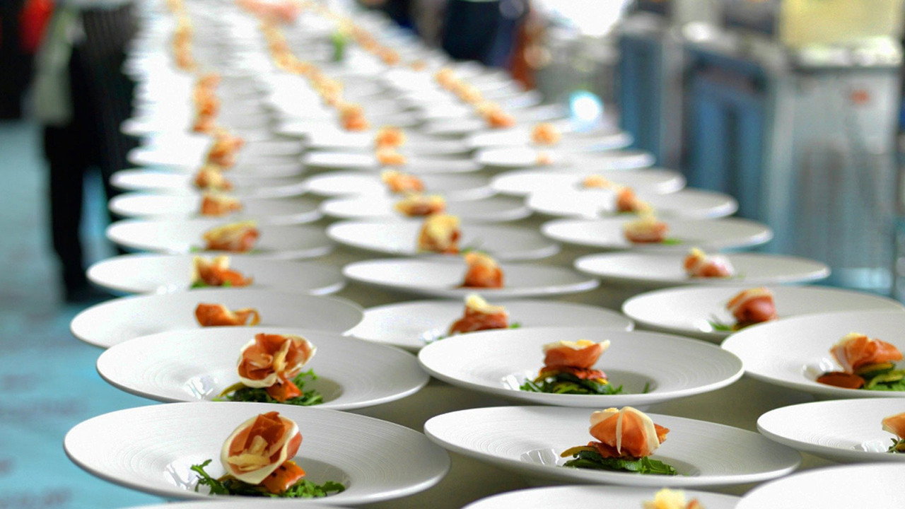 Mega Food backdrop