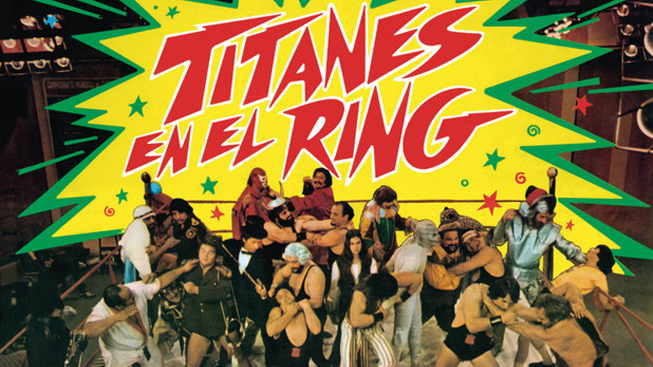 Titanes en el ring backdrop
