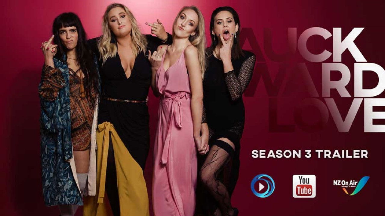 Auckward Love backdrop