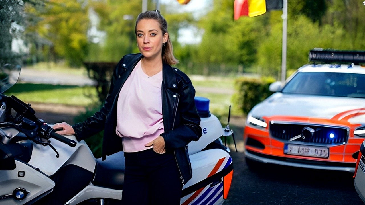 En route avec la police backdrop