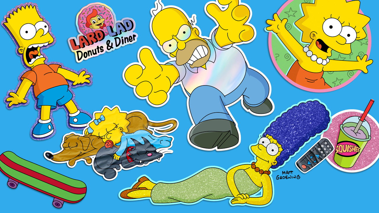 The Simpsons backdrop