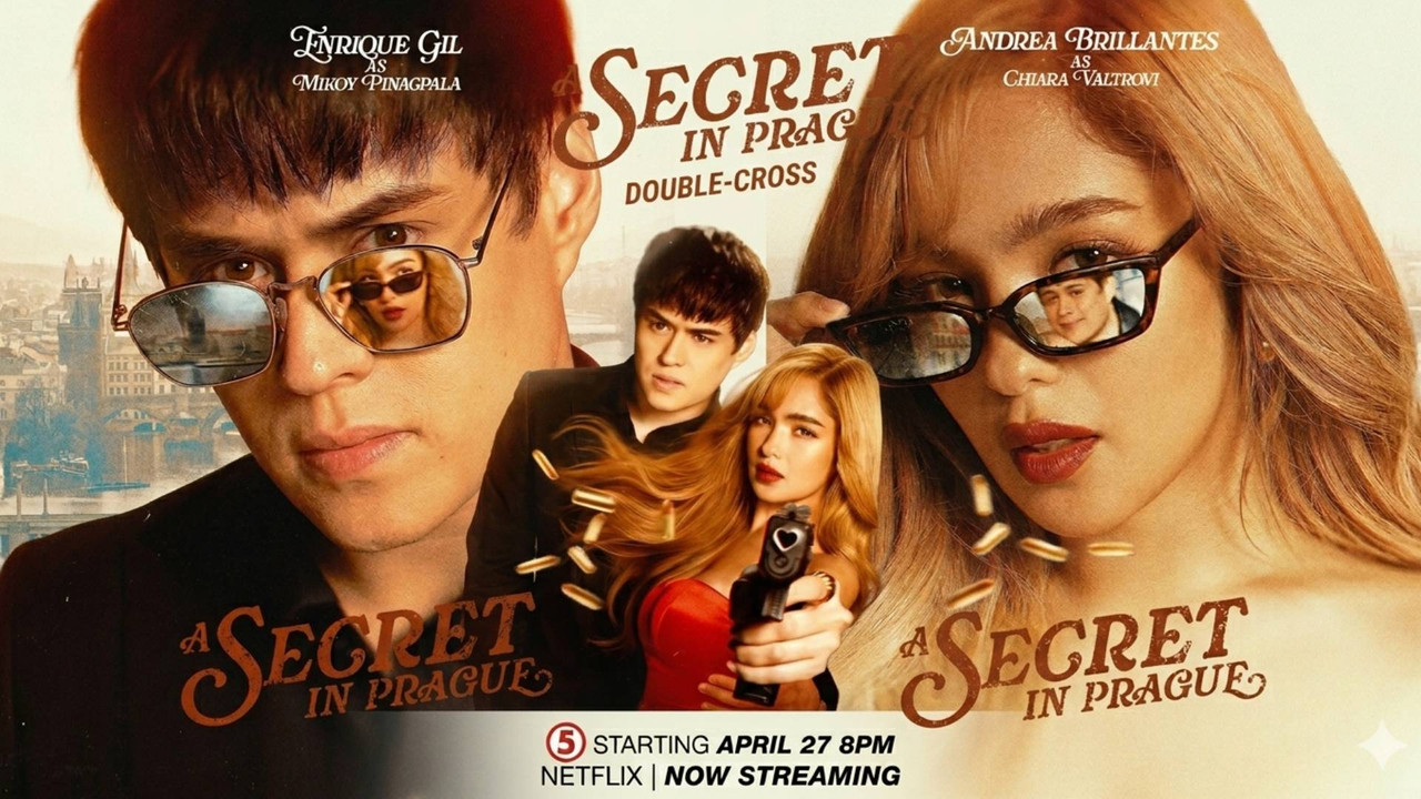 A Secret in Prague backdrop