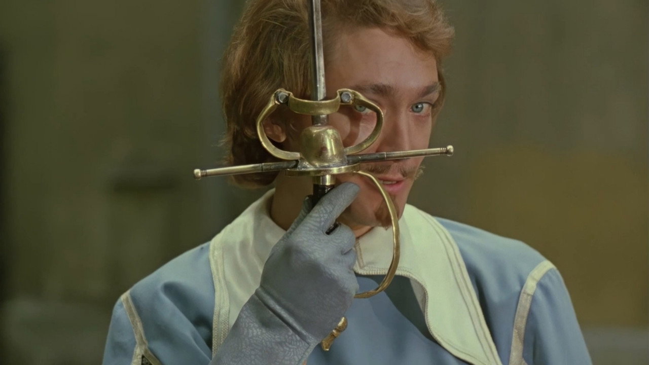 D'Artagnan and Three Musketeers backdrop