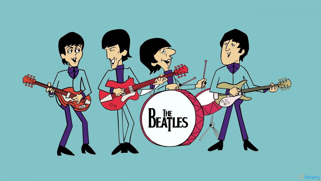 The Beatles backdrop