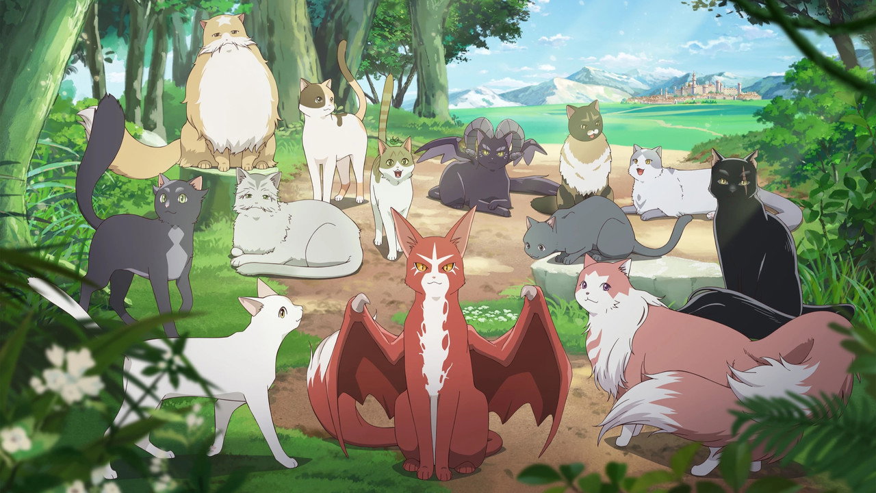 The Cat and the Dragon backdrop