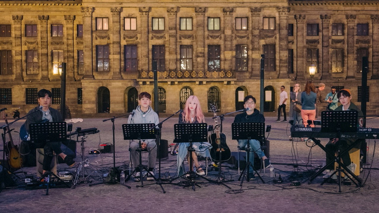 Begin Again backdrop