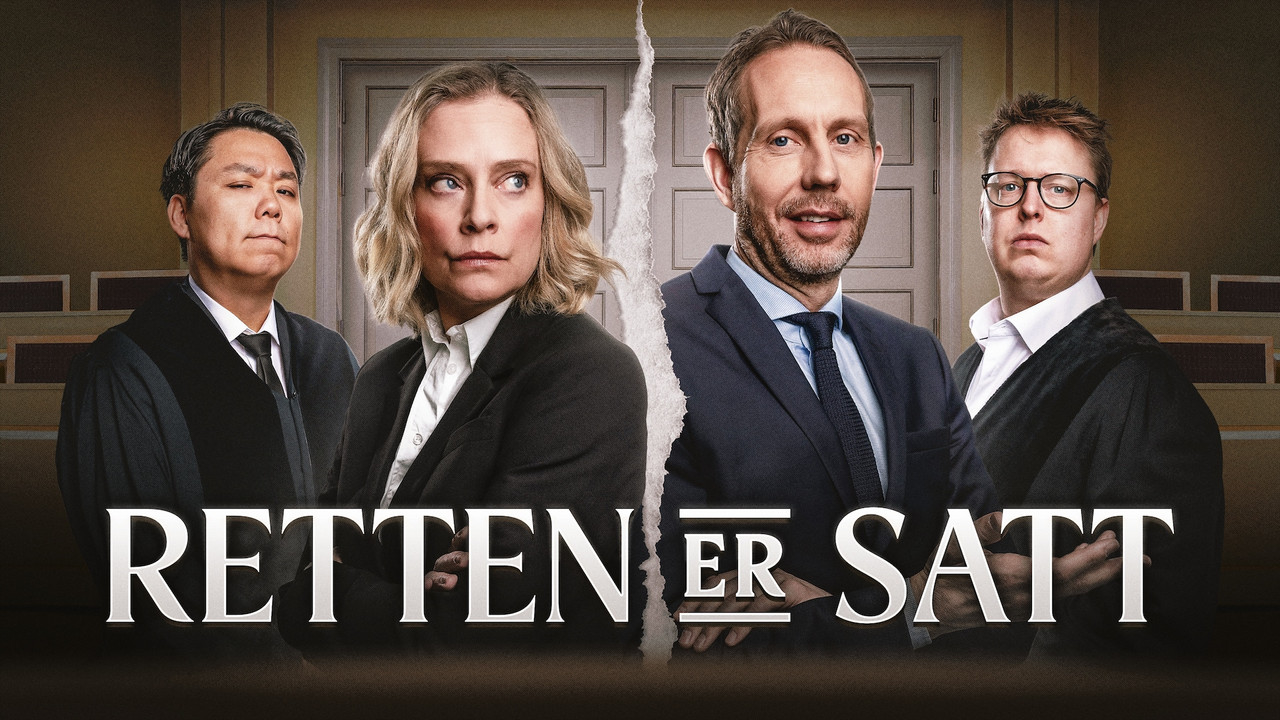 Retten er satt backdrop