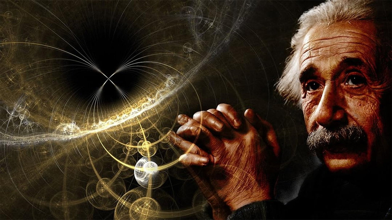 The Secrets of Quantum Physics backdrop