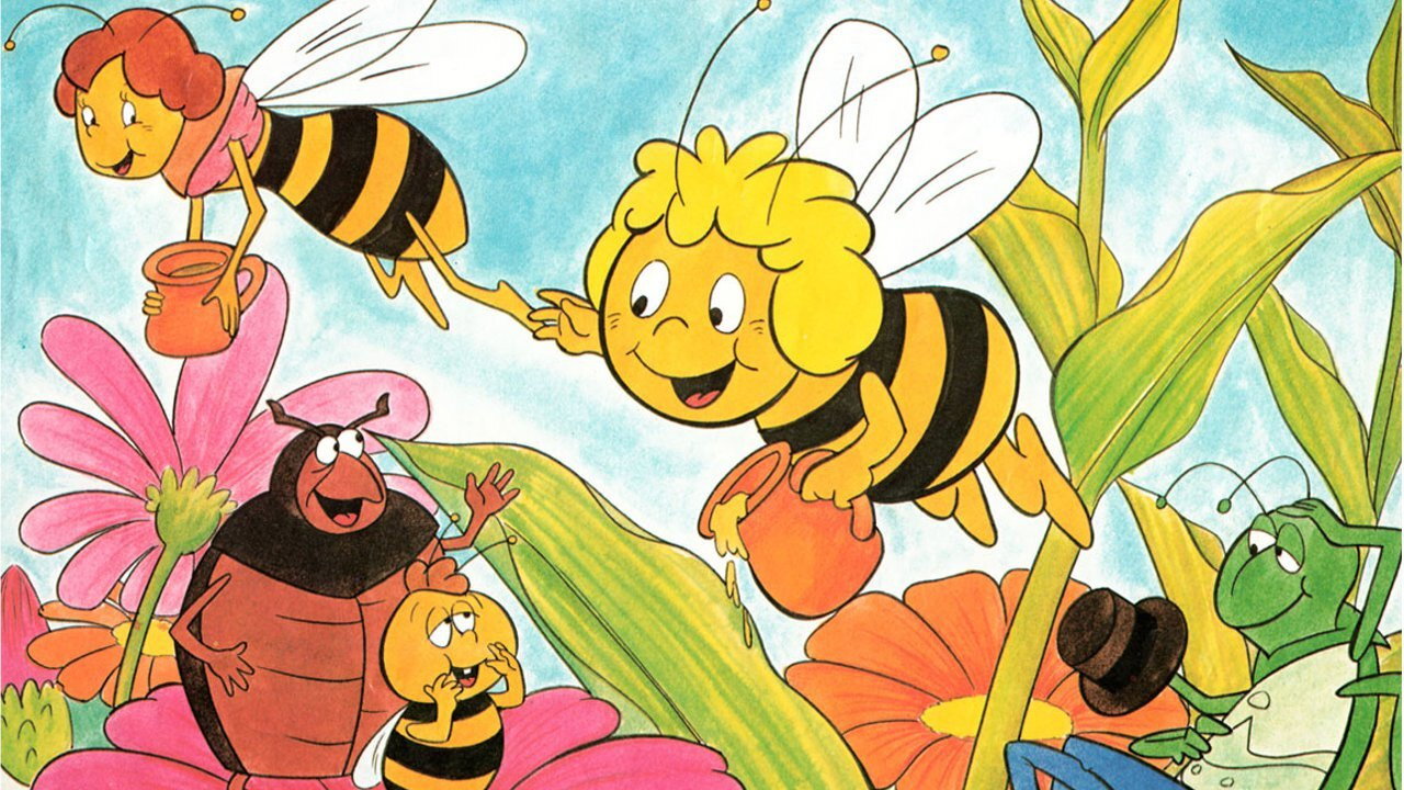 Maya the Bee backdrop