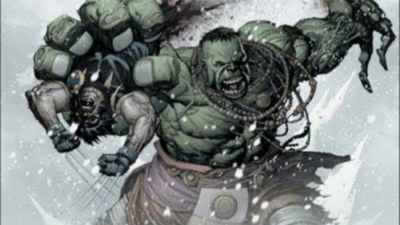 Ultimate Wolverine vs. Hulk backdrop