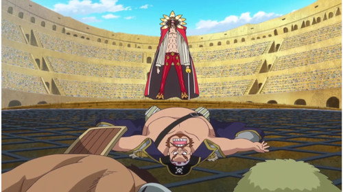 One Piece Season 16 Episode 668 - The Final Round Starts! Diamante The Hero Shows Up!
