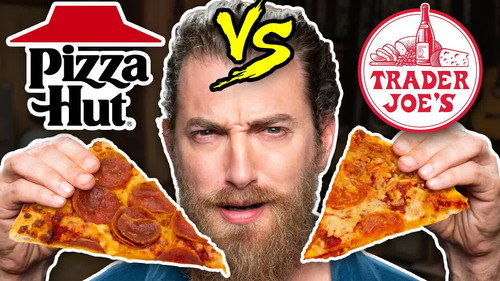 Pizza Hut vs. Trader Joe's Taste Test still