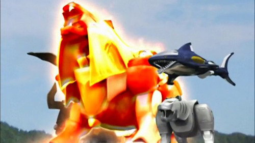 Hyakujuu Sentai Gaoranger Season 1 Episode 43 - The Lion Blazes Red Hot