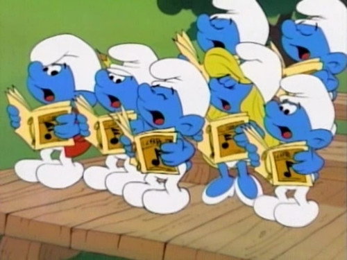 Crooner Smurf still