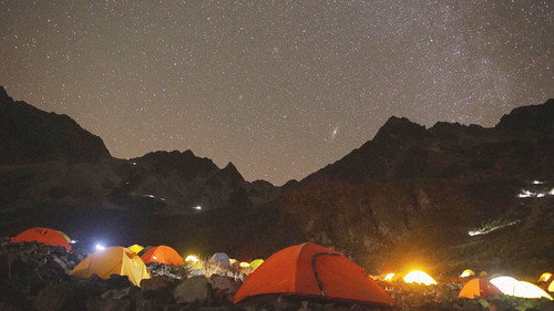 Starlit Tales from a Nagano Tent Village still