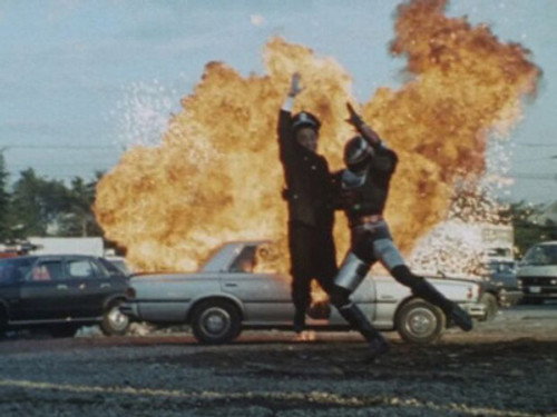 Just before the explosion at "0" still